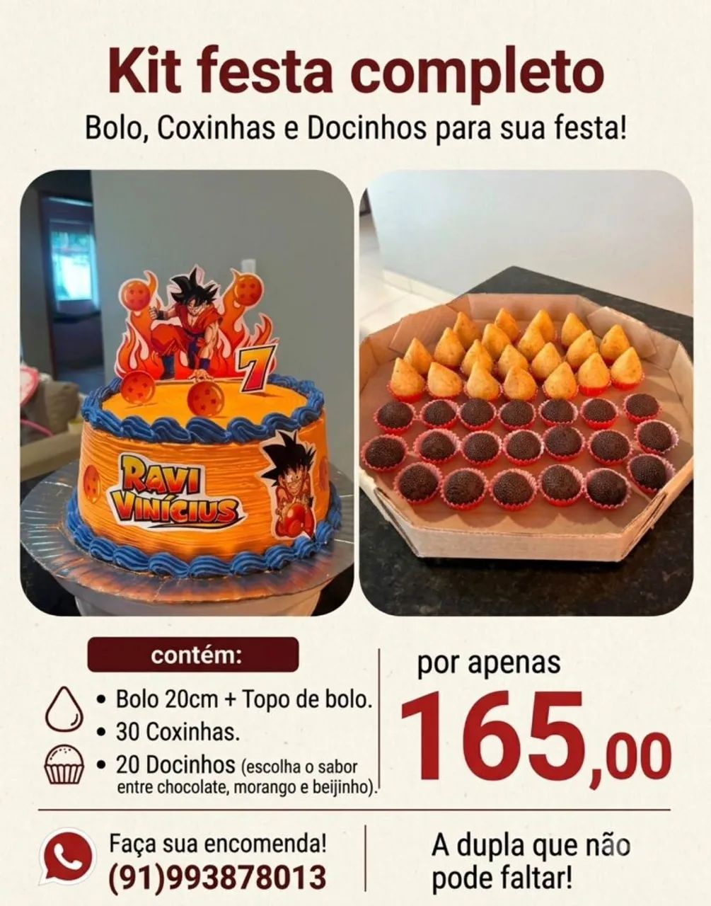 Doces e salgados ?