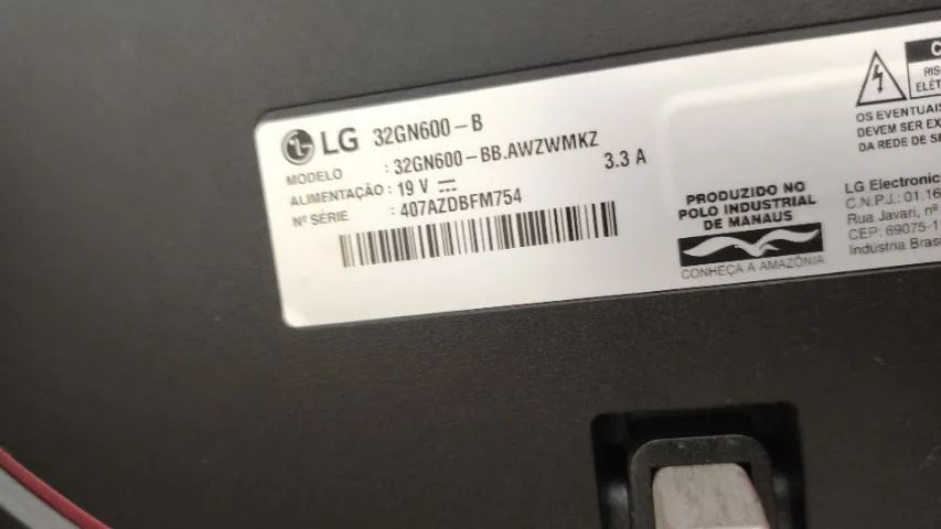 Monitor LG UltraGear 32 polegadas 165hz 32GN600-B, sem a base  - Foto 3