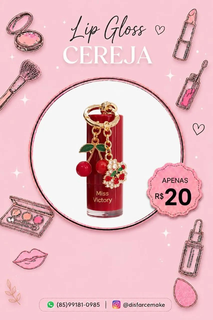 Lip Gloss Cereja