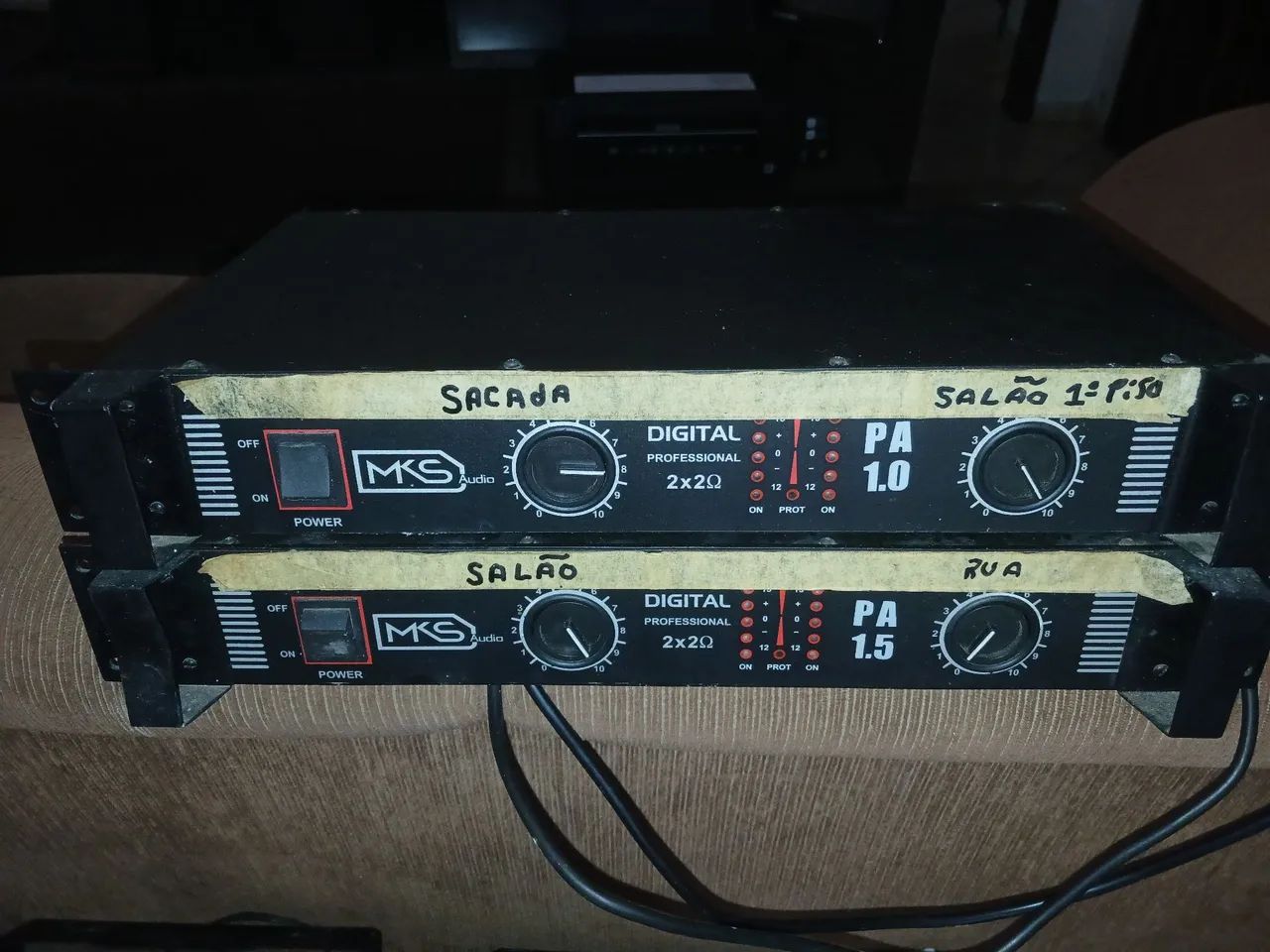 Amplificadores digital profissional mks 2x2 