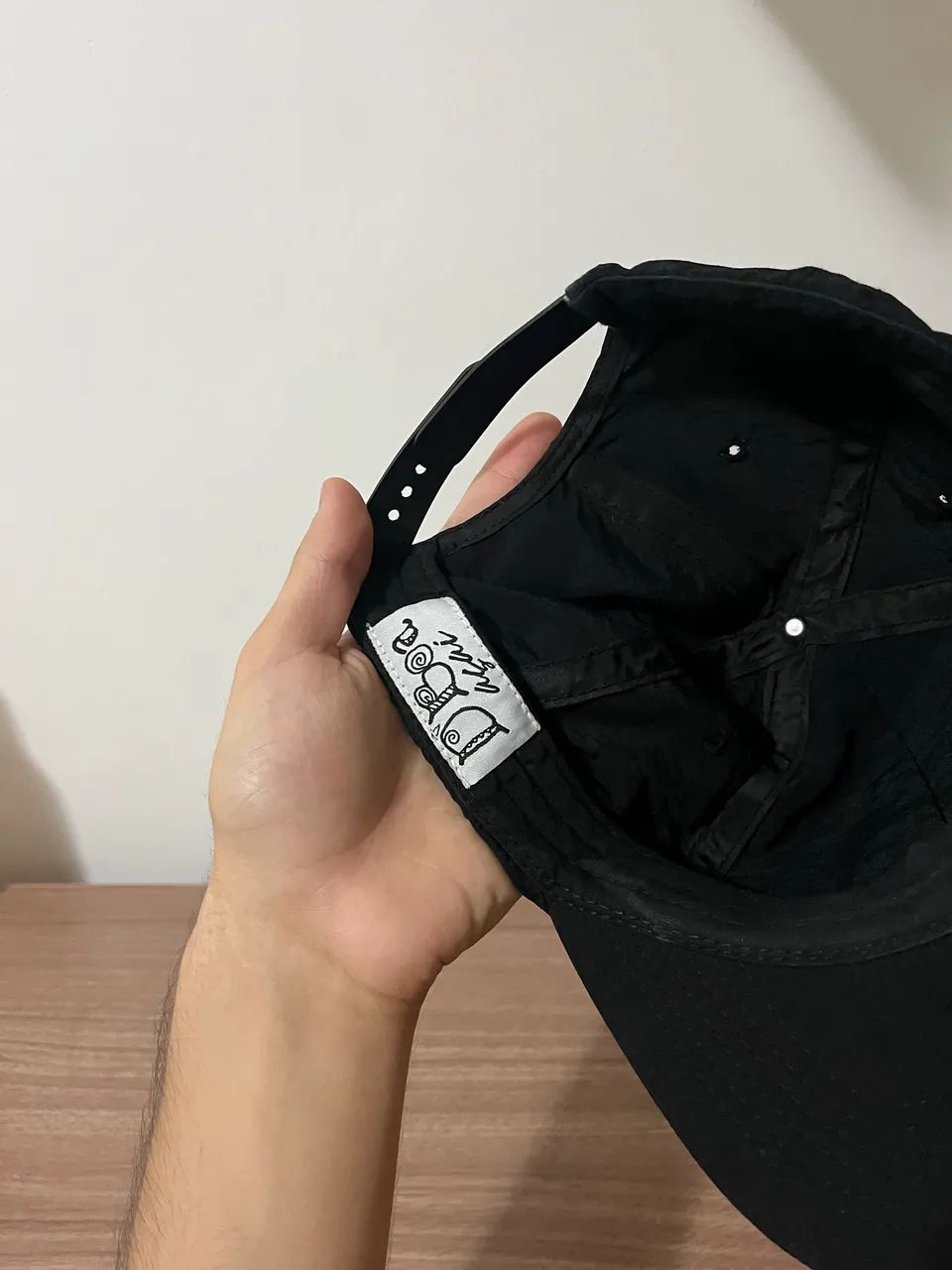Boné Dboa Açaí Preto Sixpanel Poliamida  - Foto 3