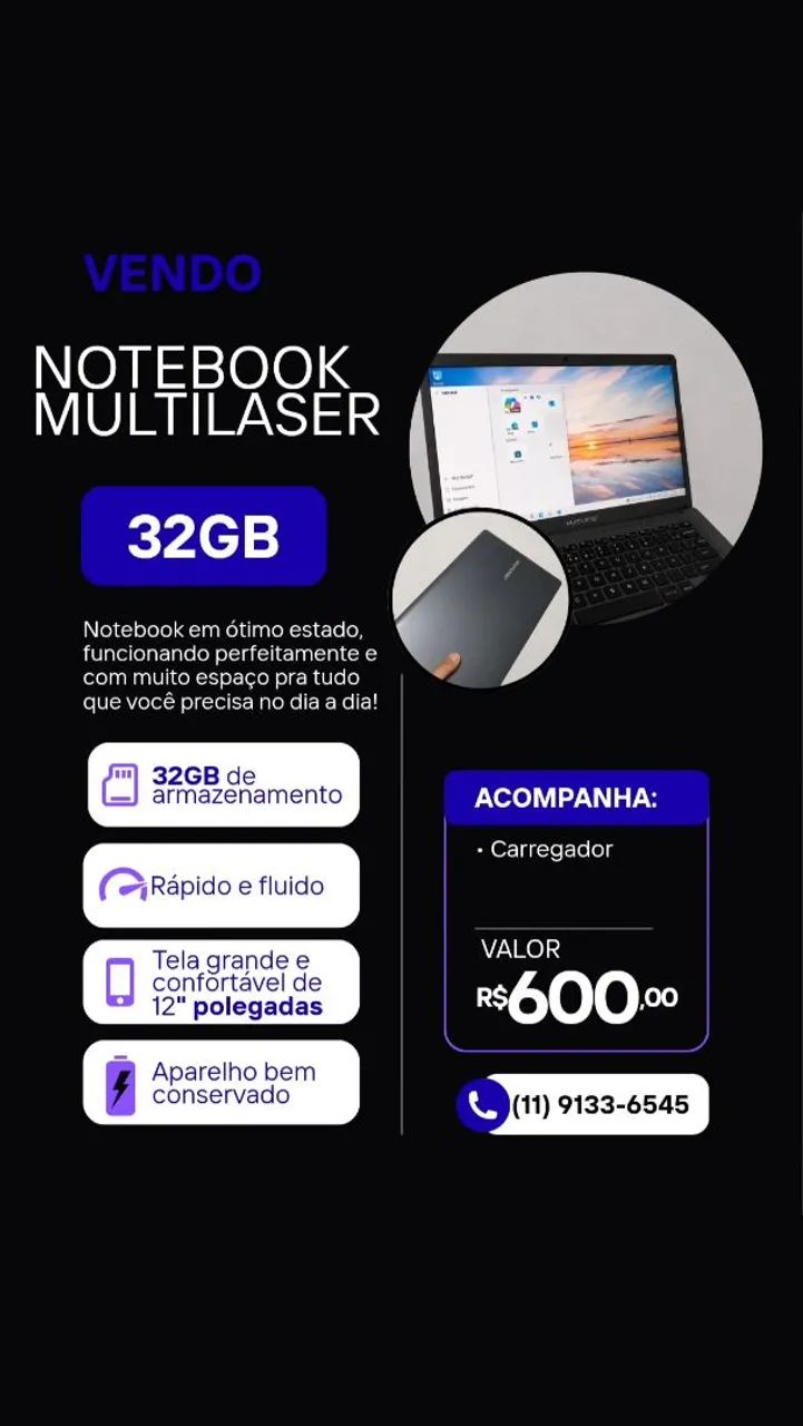 Notebook Multilaser  - Foto 4