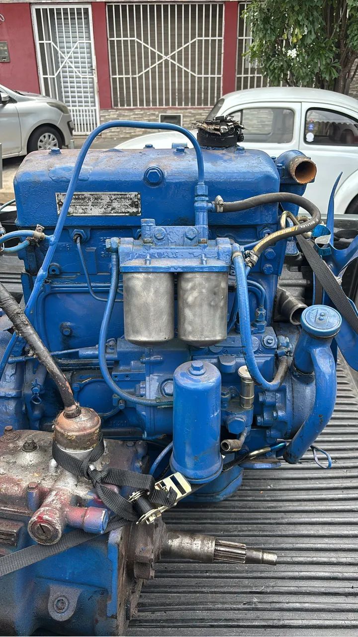 Motor 608 completo com caixa de marcha Toyota bandeirante - Foto 4