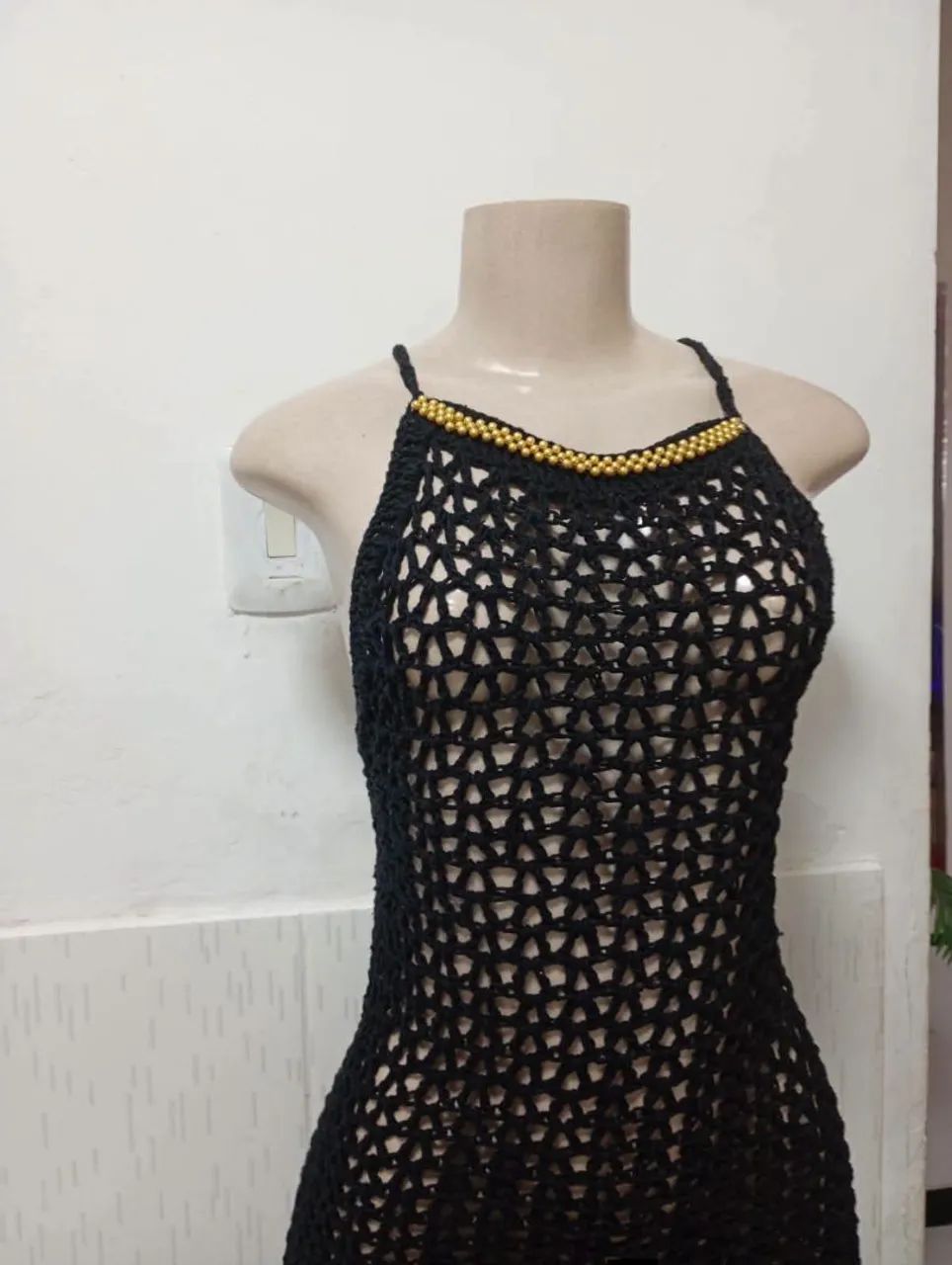 Vestido em crochê 