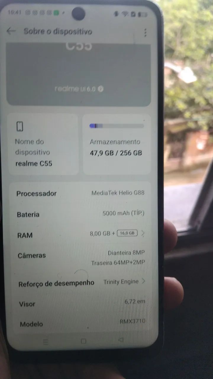 Celular C55 256 gb 16 gb ram - Foto 3