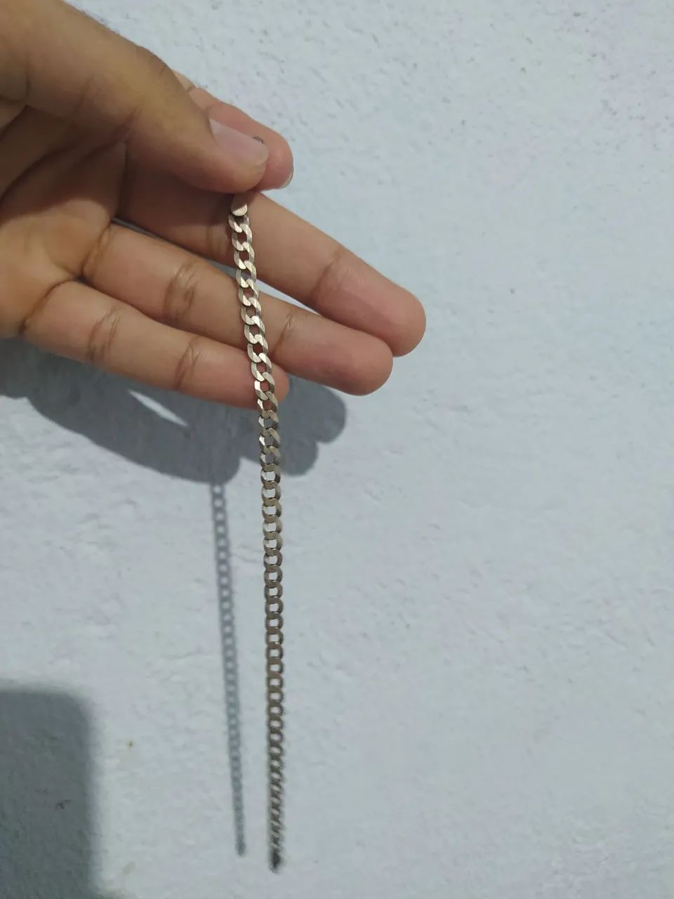 Pulseira de prata media 925 - Foto 3