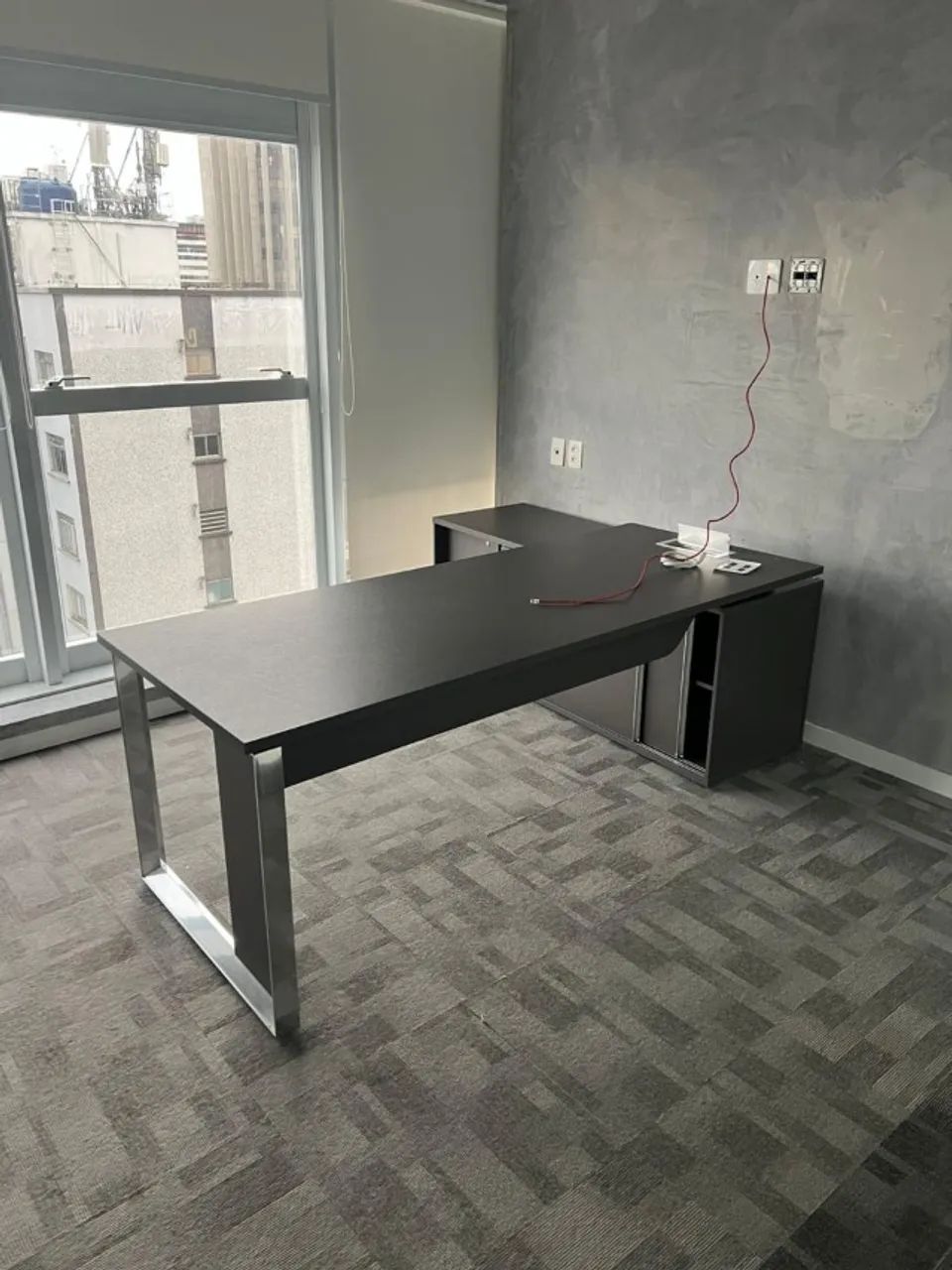 Mesa Executiva Pé Painel - Marca: Gabbinetto - Foto 4