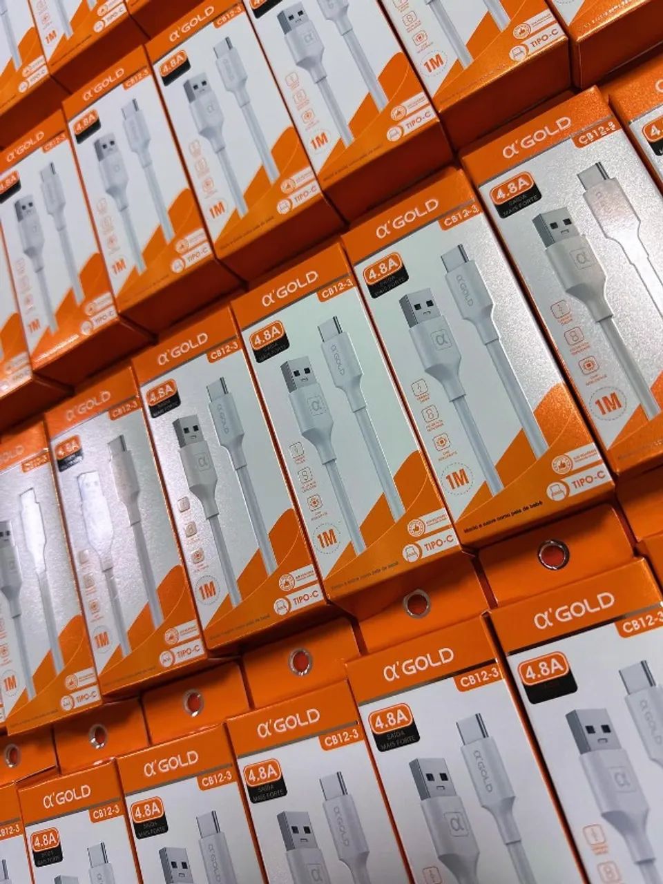 Cabo USB Tipo C 4.8A Lehmox - Carregamento Rápido e Dados - Foto 2
