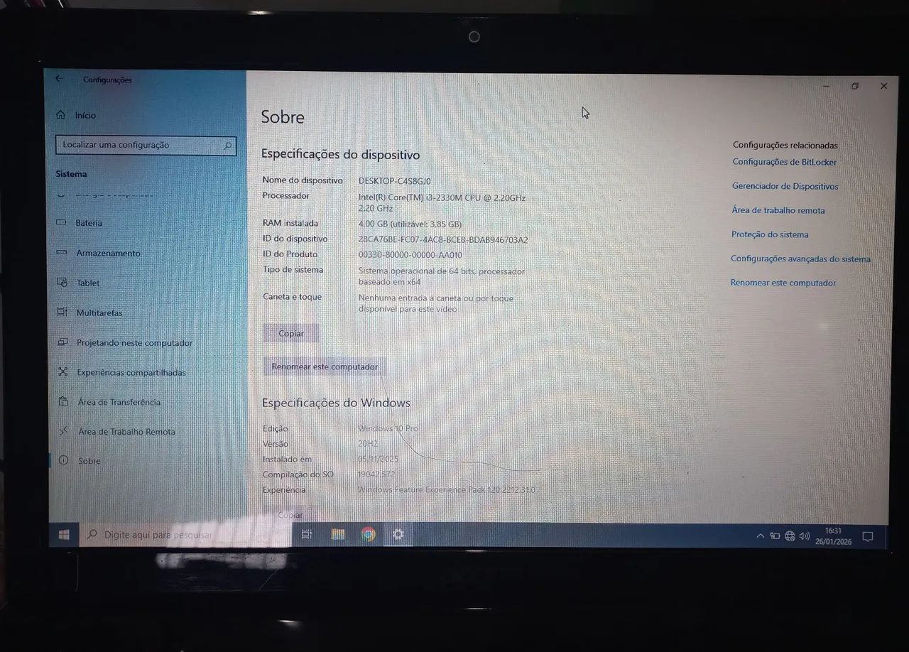Notebook Acer Aspire 5750-6697 tela de 15,6 polegadas  - Foto 3