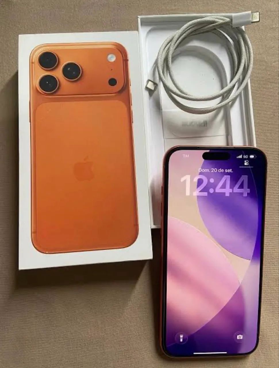 IPhone 17 Pro Max laranja 256gb
