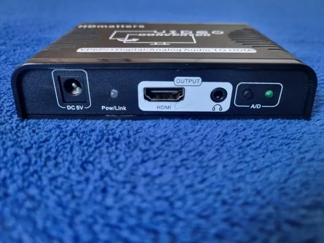 Conversor Adaptador Video Componente Rca Y Pb Pr Para Hdmi - Foto 3