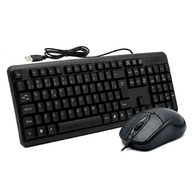 Kit Teclado e Mouse USB ABNT2 para Computador KB110 M365