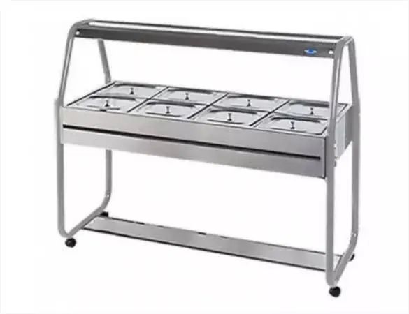 Mesa expositora de alimentos usada.  800 reais . *99 Vinicius 