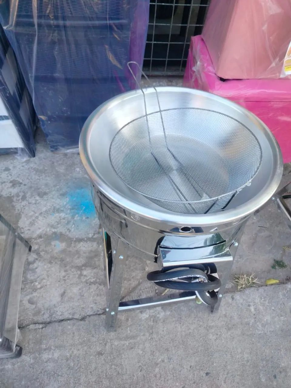 Tacho 7 litros inox a gás novo - Foto 3