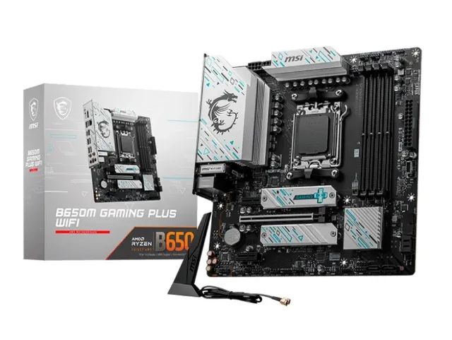 MSI AM5 B650M Gaming Plus WiFi (4 slots Ram) - @LJCEletro