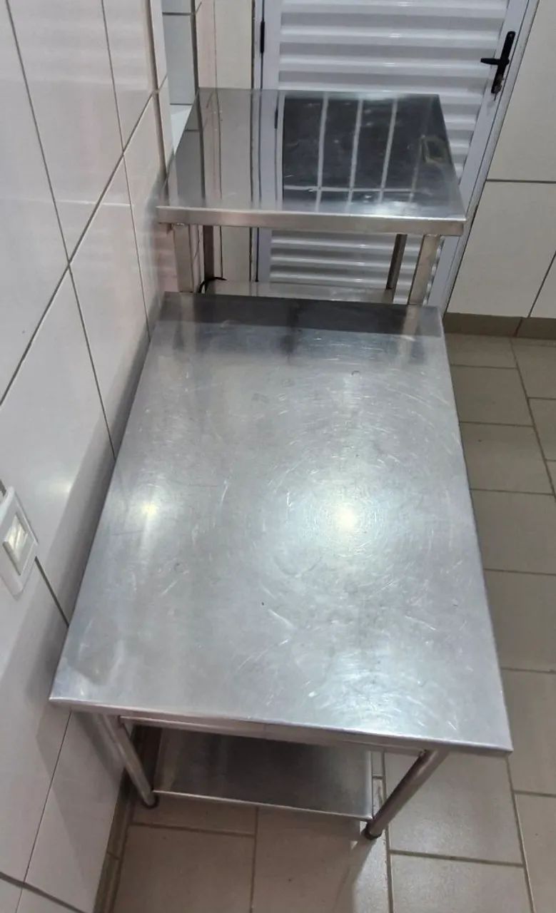 Balcão mesa inox  - Foto 2