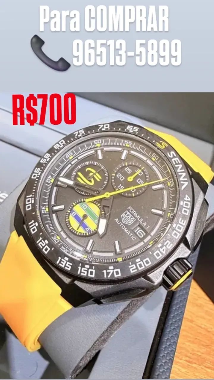 Relógio TAG HEUER FORMULA 1 SENNA AUTOMÁTICO  - Foto 3