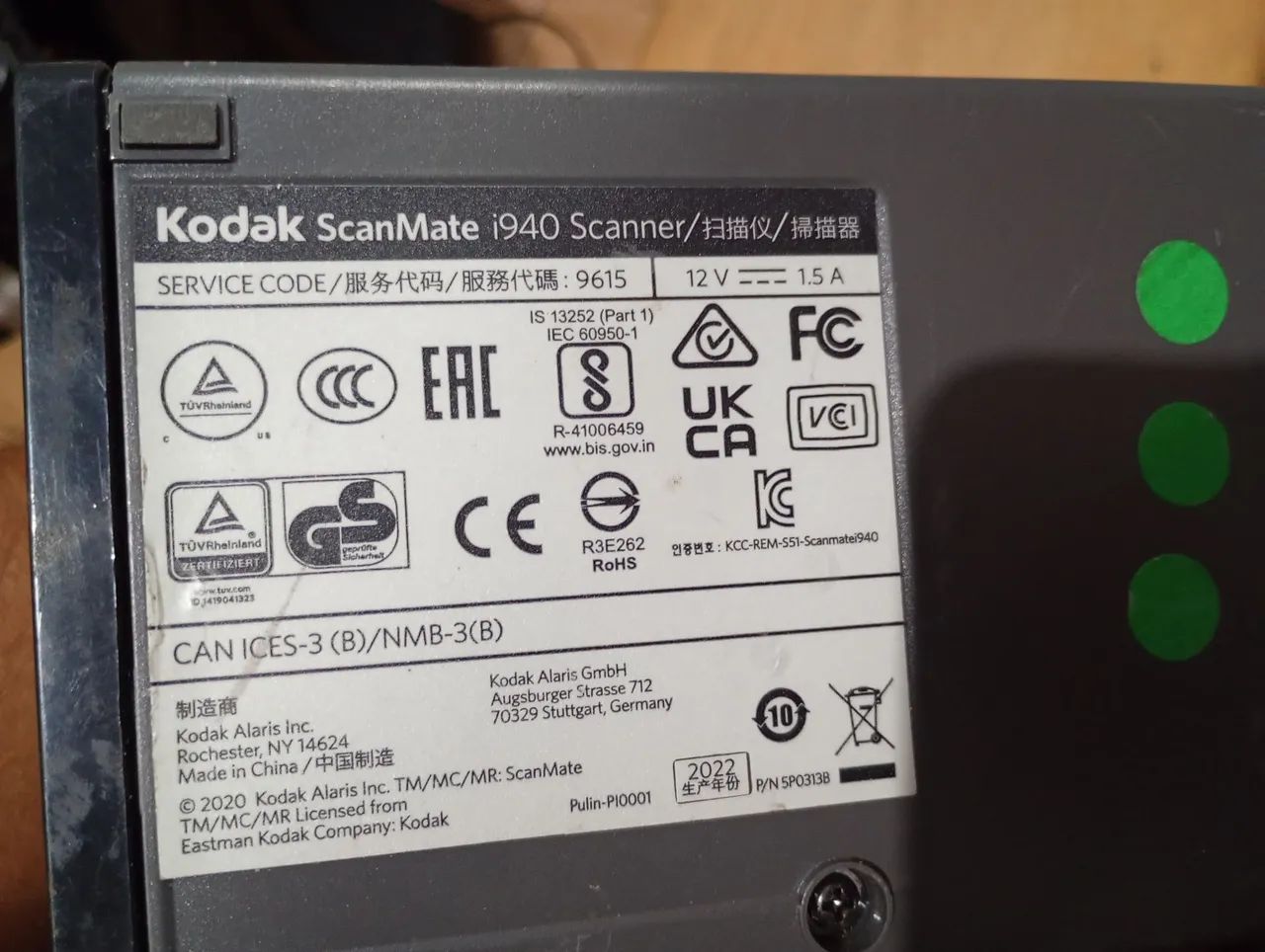 Scanner Kodak ScanMate i940 - Foto 5
