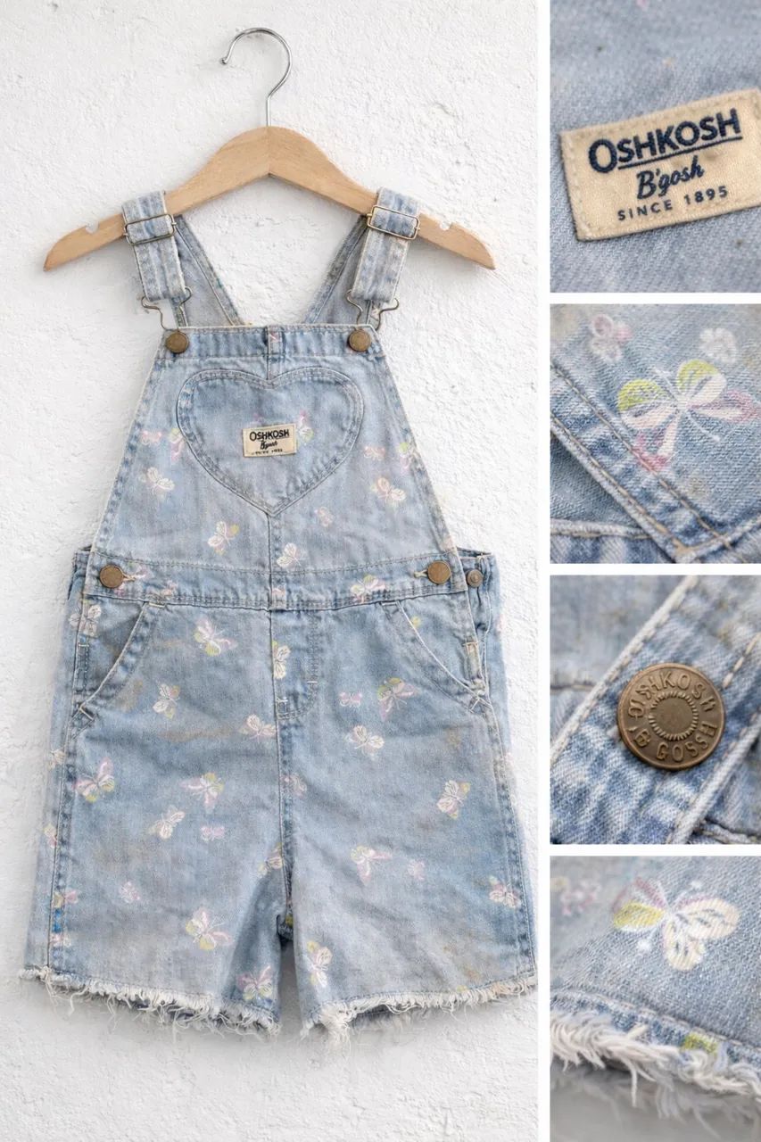 Macacão jeans Oshkosh EUA 5T