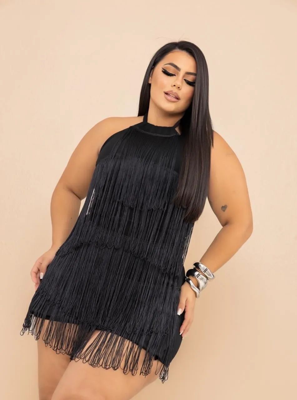 Macaquinho short saia Plus size - Foto 2