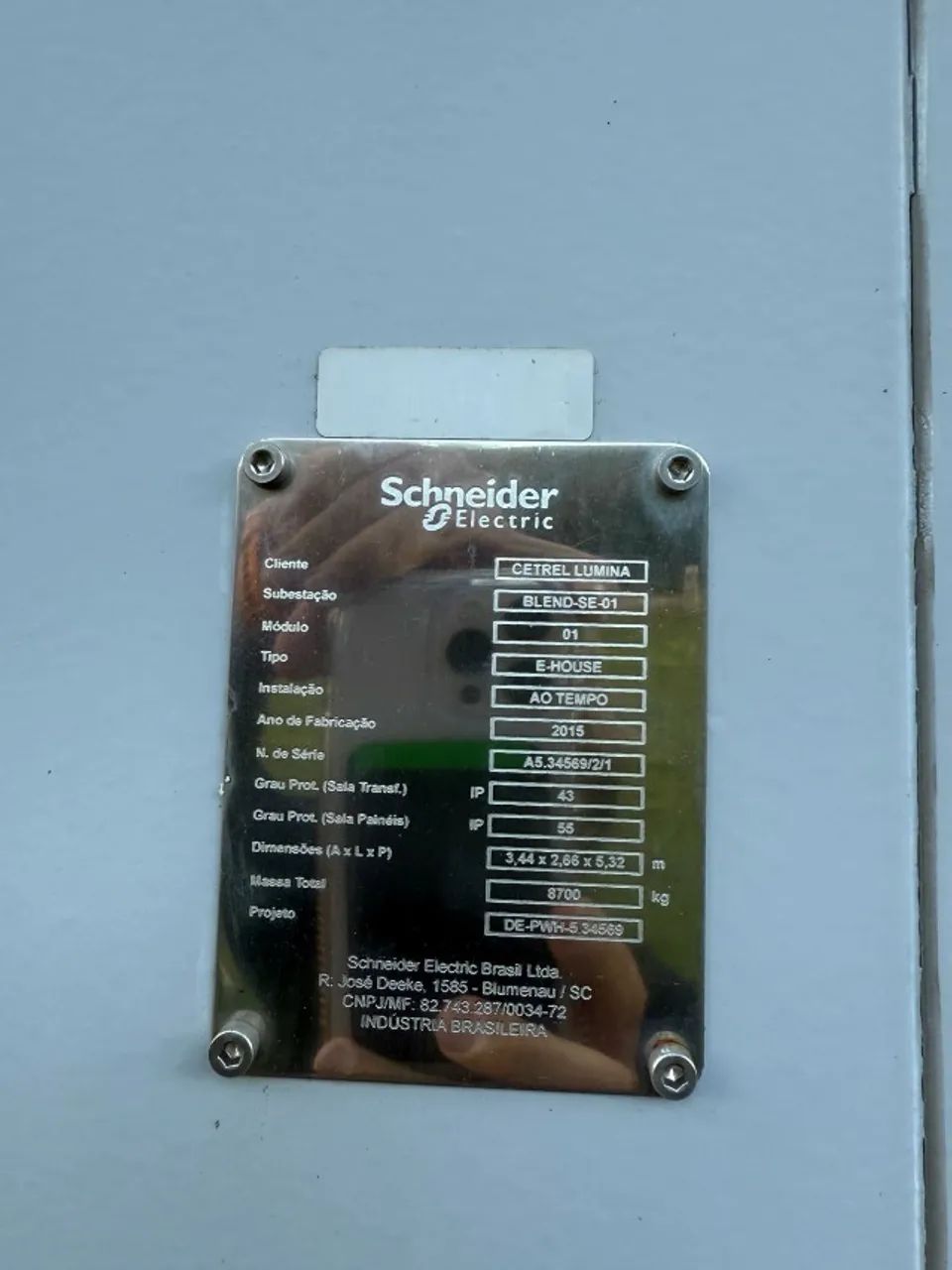 Subestação / Módulo Elétrico Schneider Electric - E-House 13,8 kV / 1000 kVA em Container - Foto 4