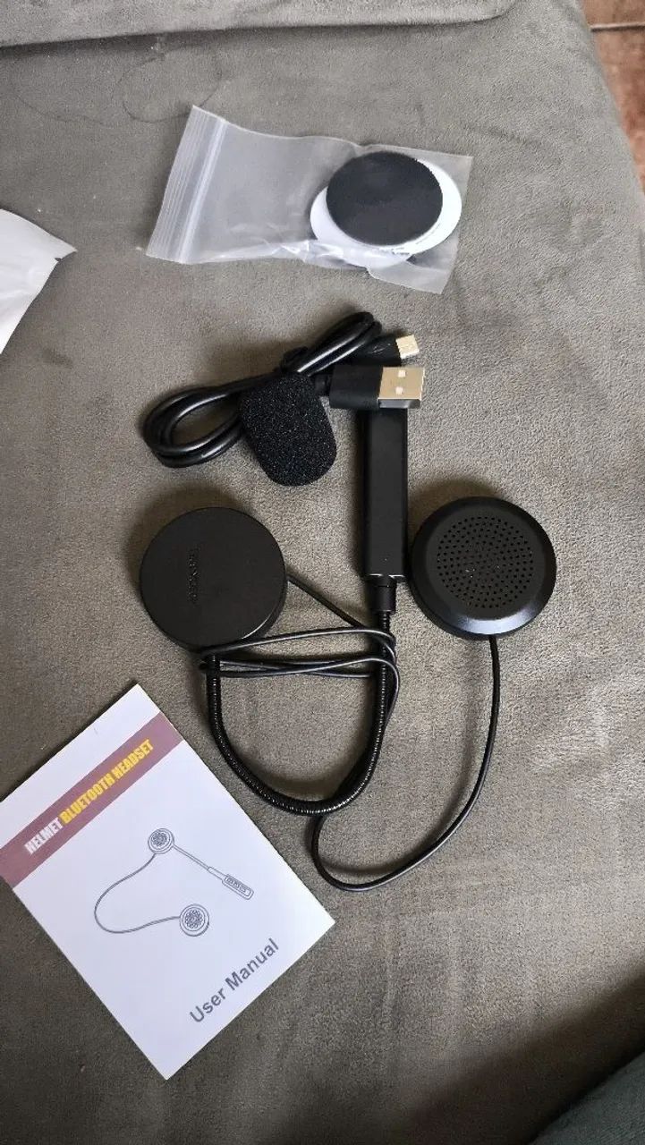 Fone de ouvido bluetooth para Capacete 