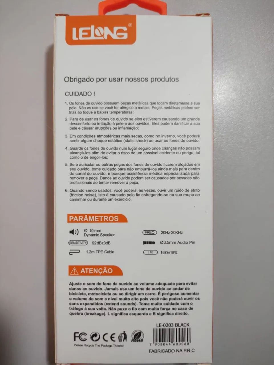 Vendo Fone de ouvido e microfone, modelo Lelong LE-0203 - Foto 4