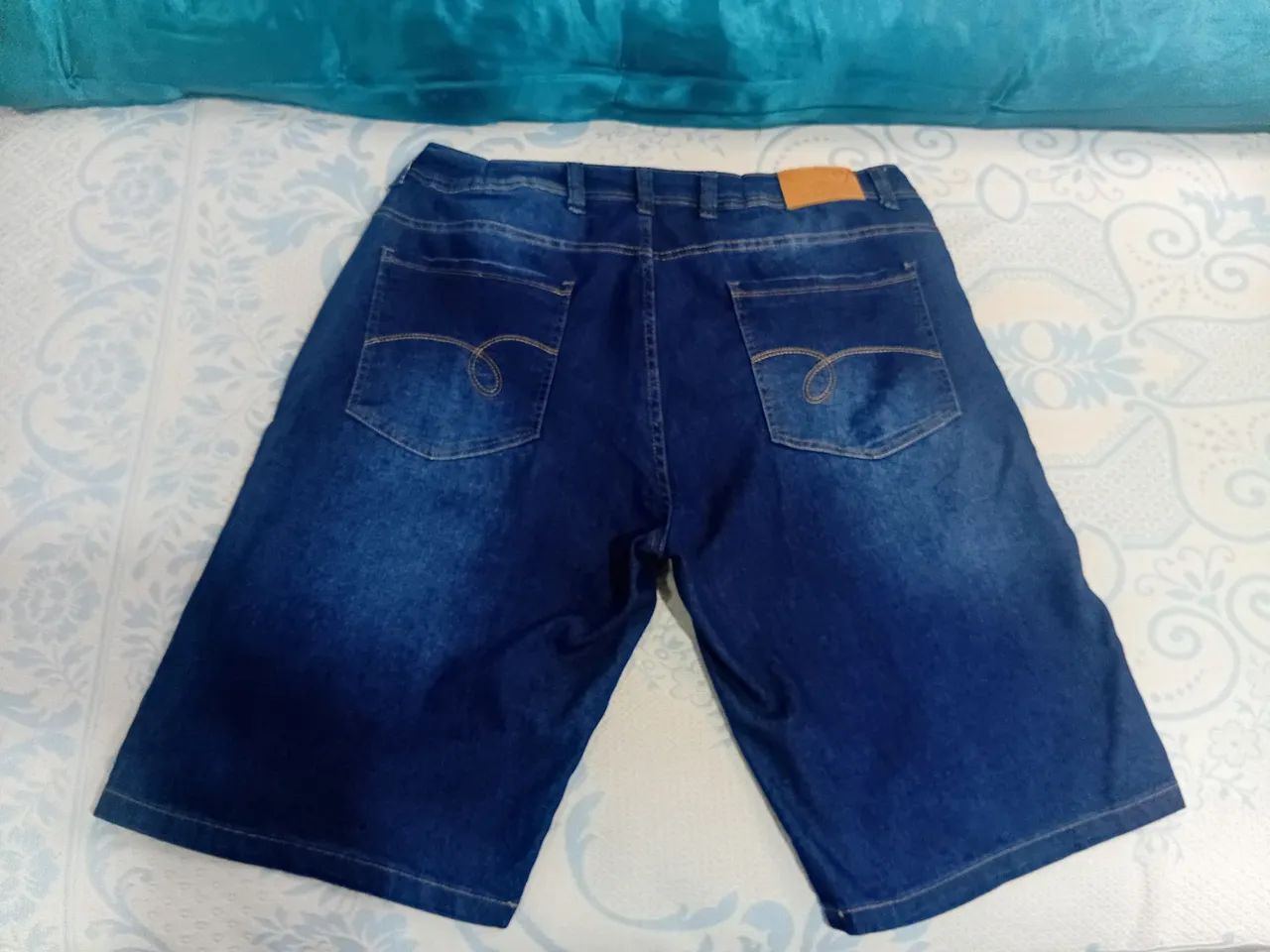 Bermuda Jeans 52 (veste até 56) - Foto 2