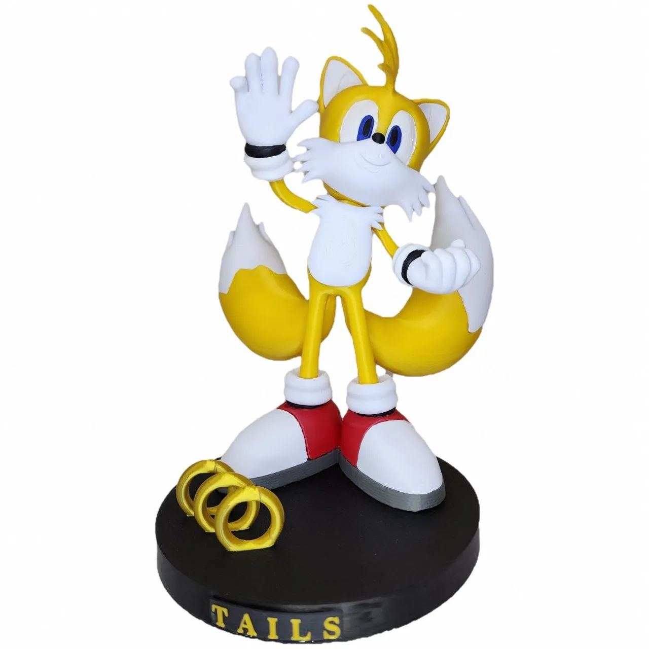 Boneco do Tails Sonic Colecionável 24,5 cm com base - Foto 3