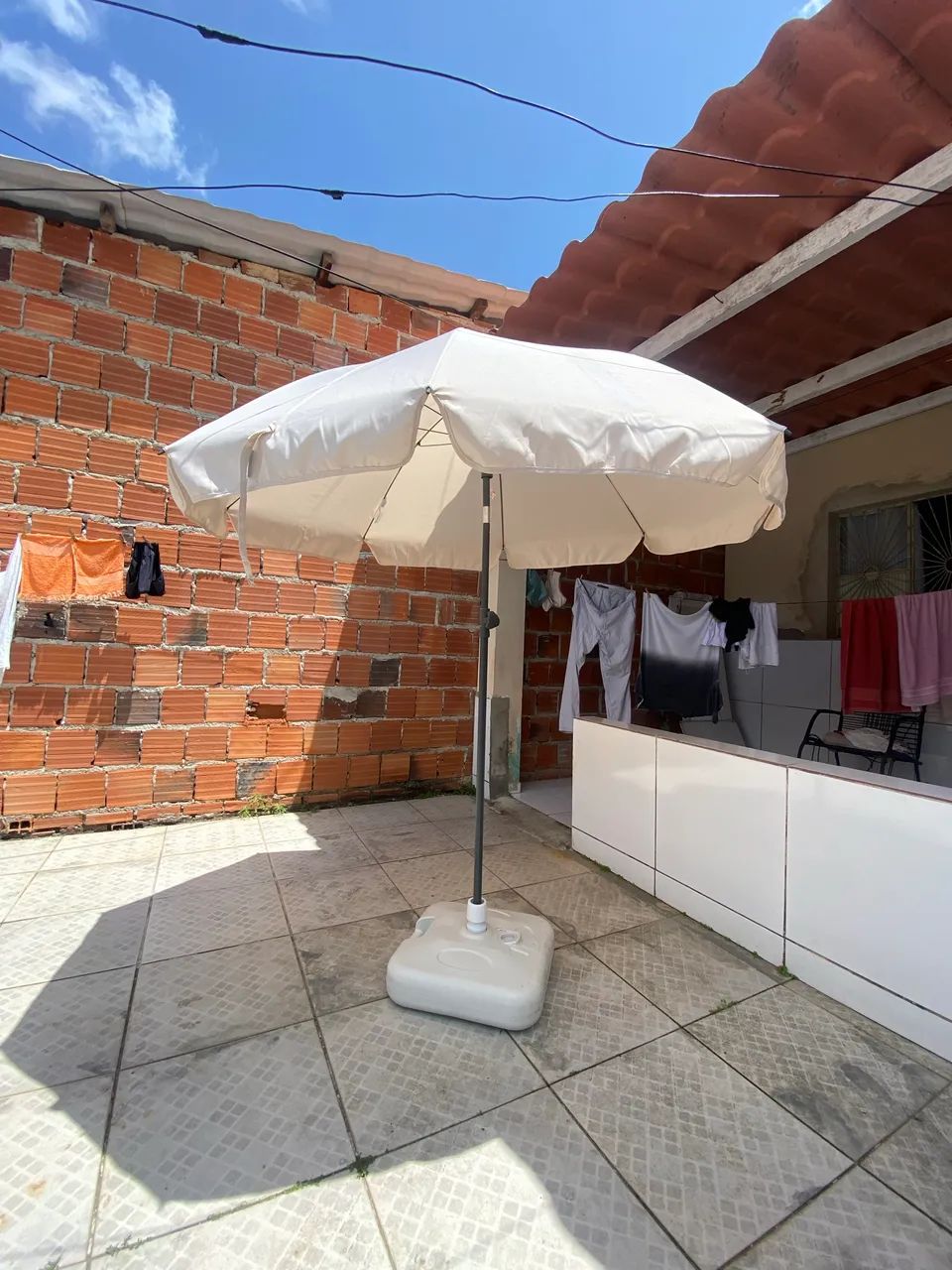 GUARDA SOL COM BASE 