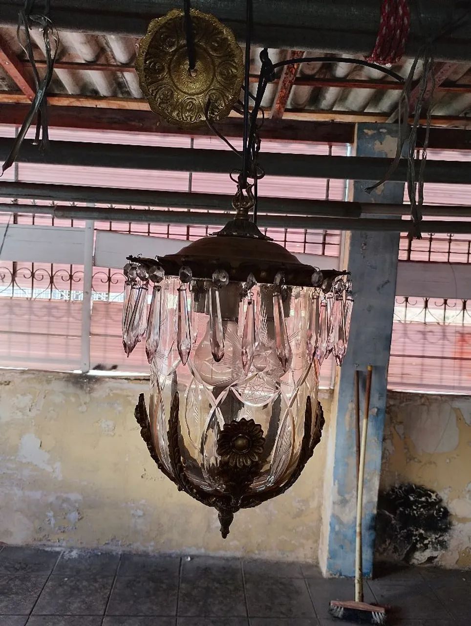 Lindo lustre cristal bronze - Foto 2