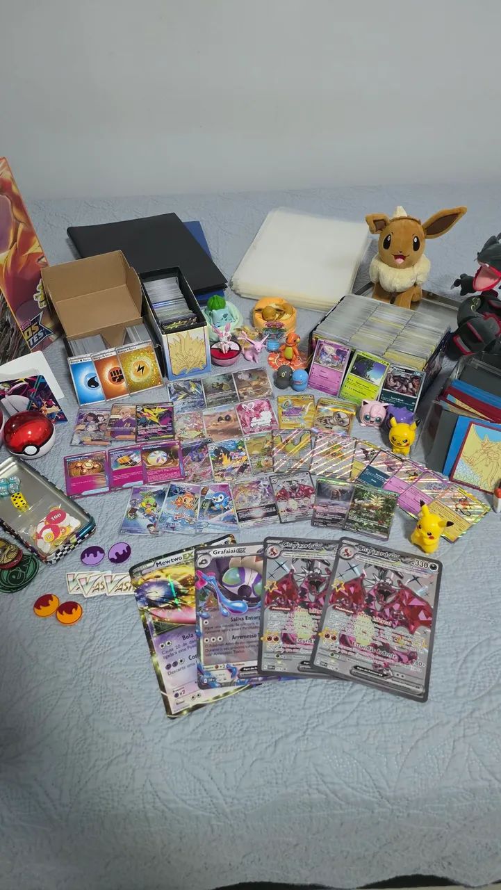 Coleção completa Pokémon Cartas + Brinquedos - Foto 4