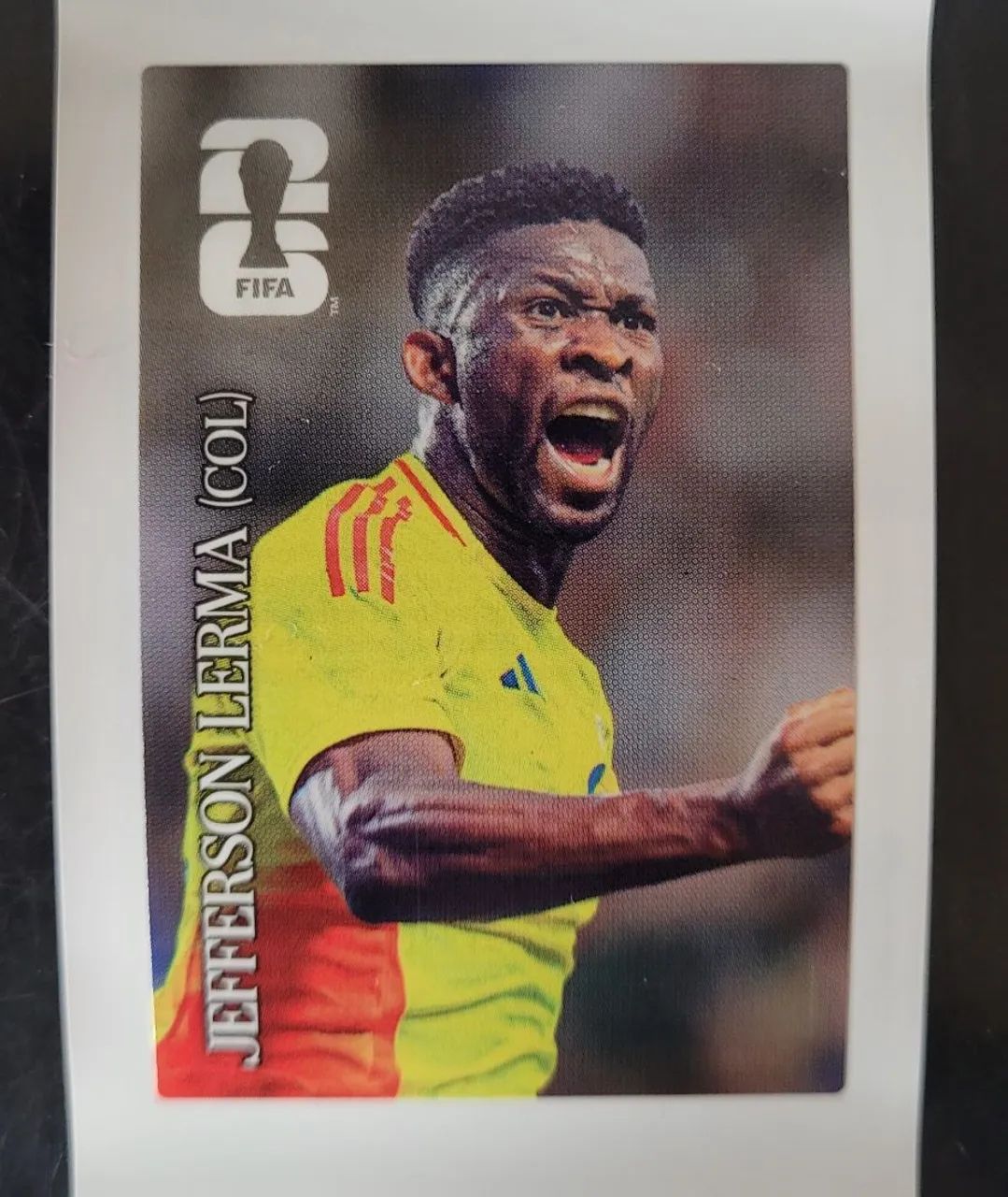 Figurinha Promocional Coca Cola Copa do Mundo Jefferson Lerma Seleção Colômbia 