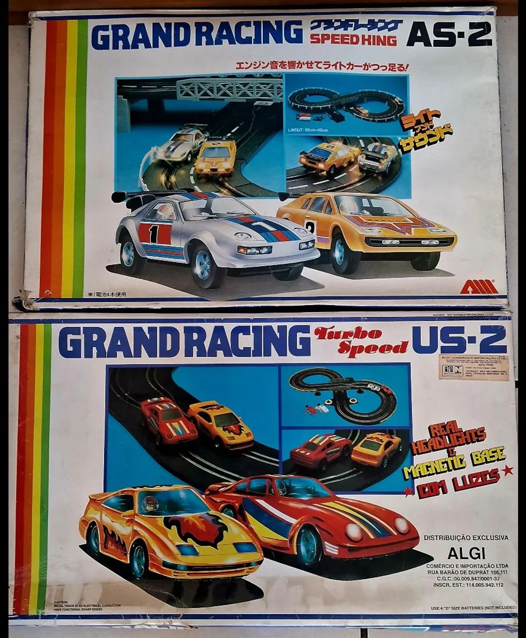 Autorama Grand Racing 2 Caixas sem testes 