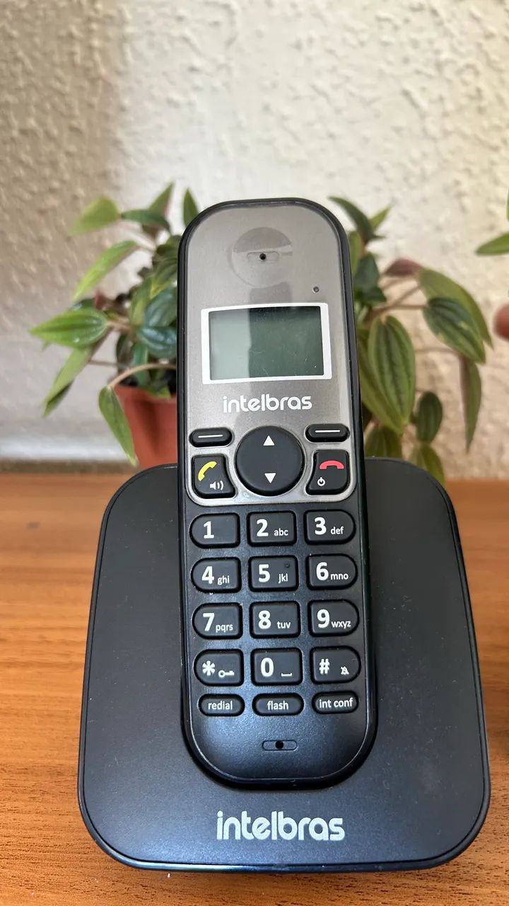Telefone Fixo sem fio digital com viva voz 