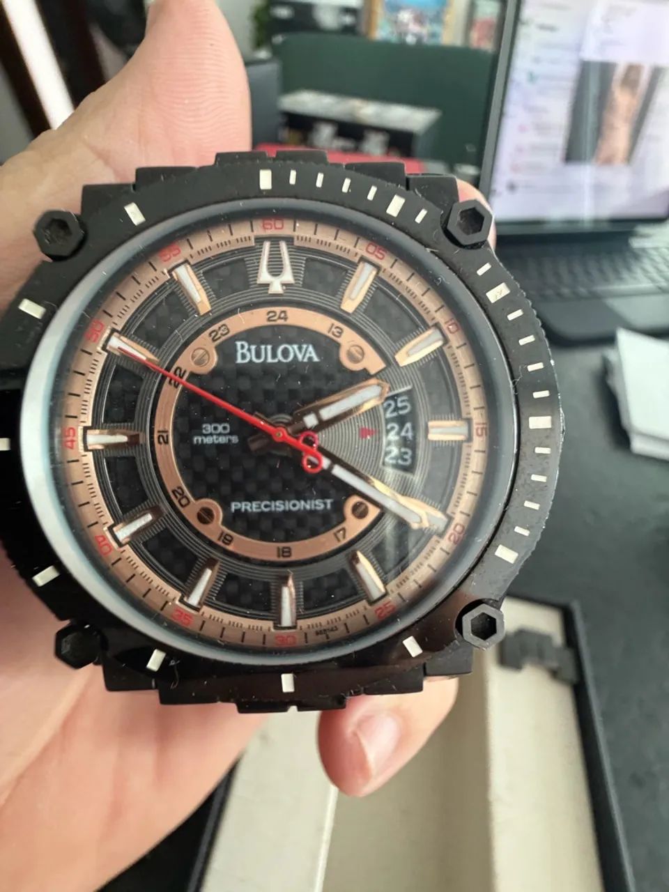 ? BULOVA PRECISIONIST 300M | ORIGINAL COM CAIXA - Foto 4