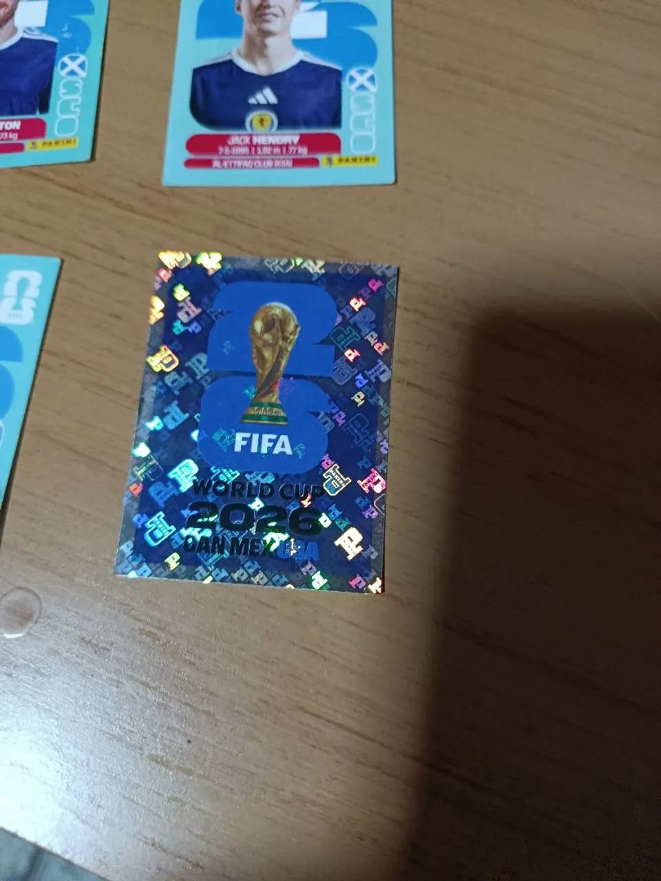 Carta brilhante da copa 2026