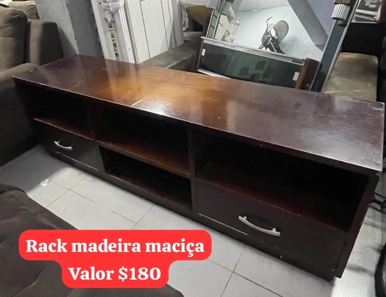Rack madeira maciça 