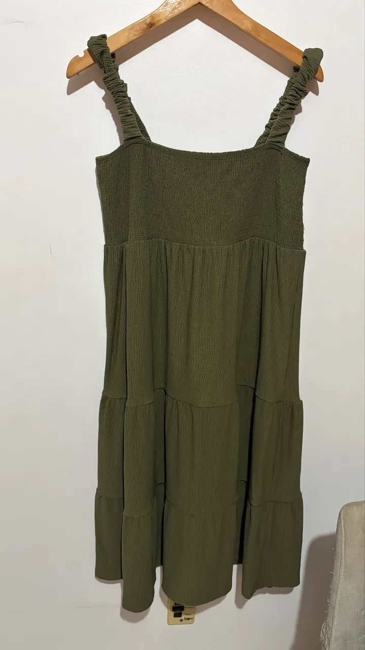 Vestido mid verde G - Foto 3
