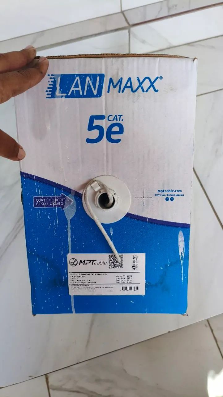 Cabo de rede cat 5e