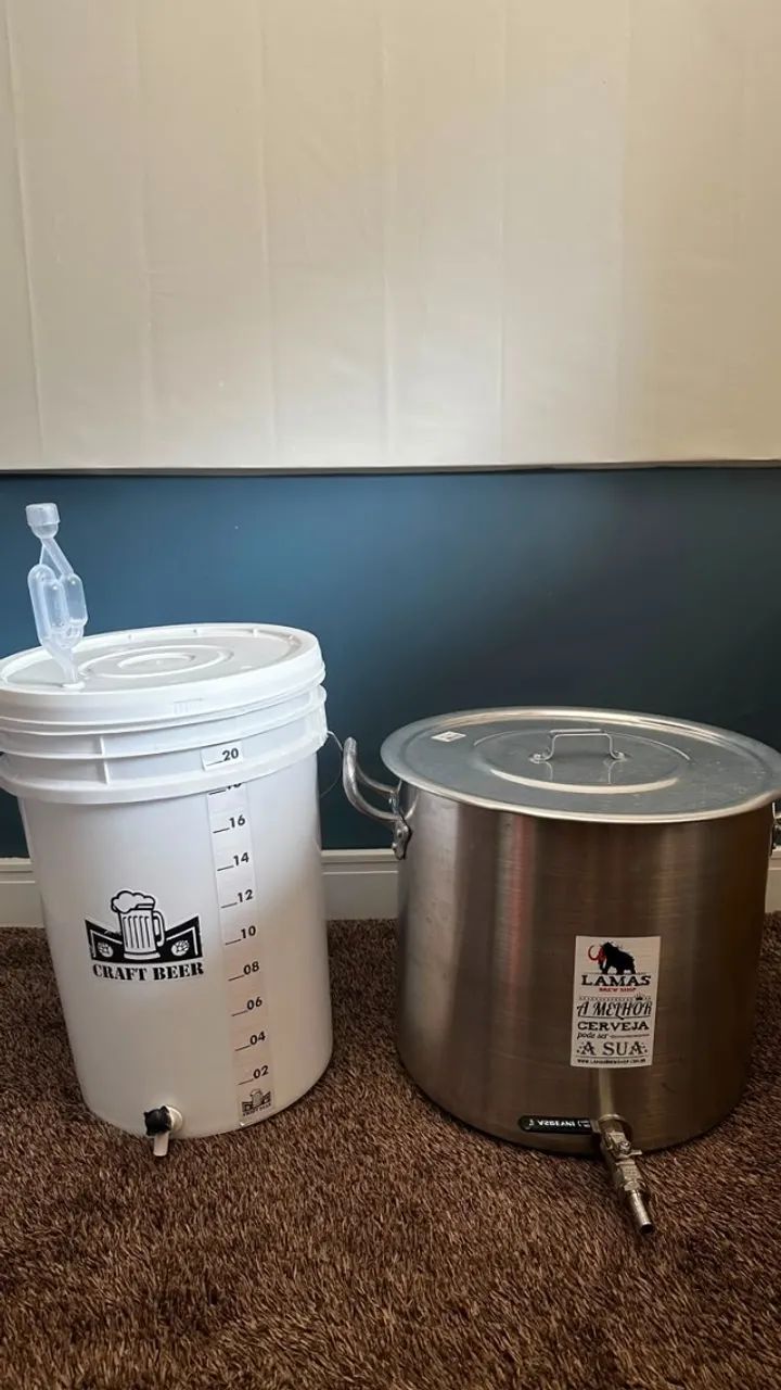 KIT COMPLETO CERVEJEIRO ARTESANAL 22L - Foto 2