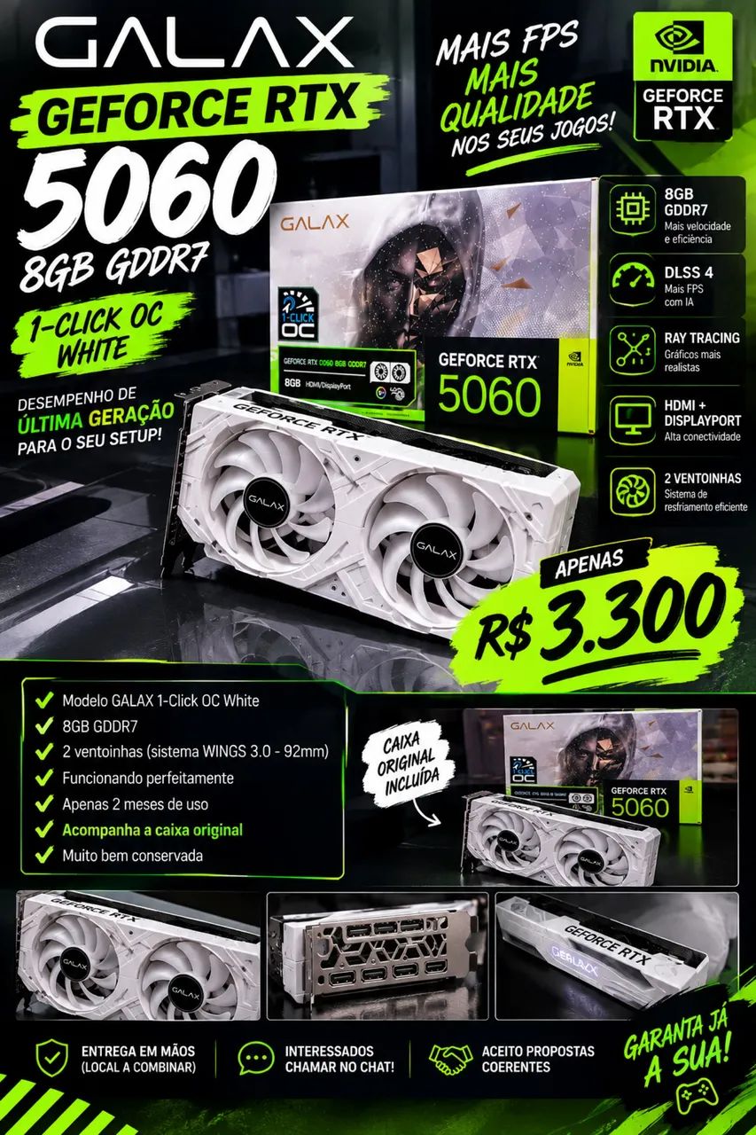 Placa de vídeo RTX 5060 