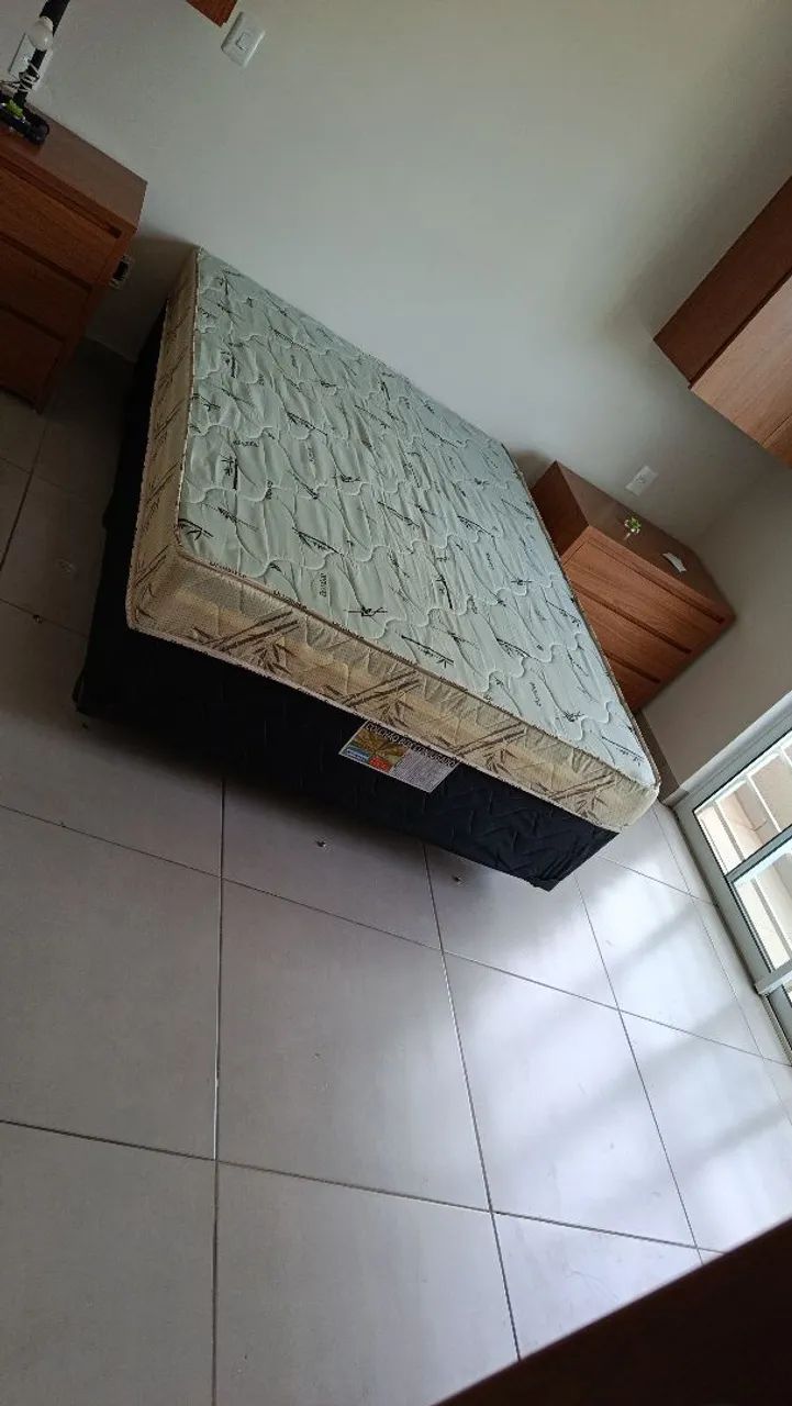 Cama casal com 10 cm de colchão  - Foto 2