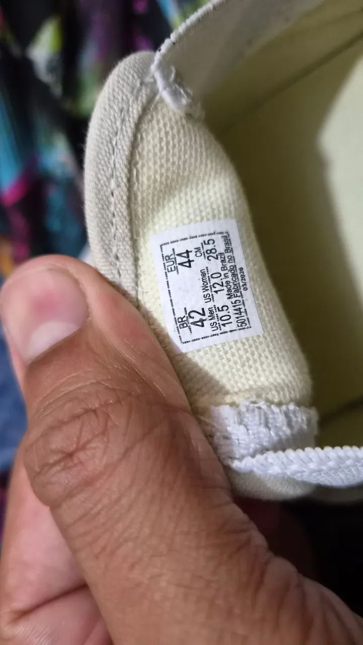 Tênis vans slip creme - Foto 3