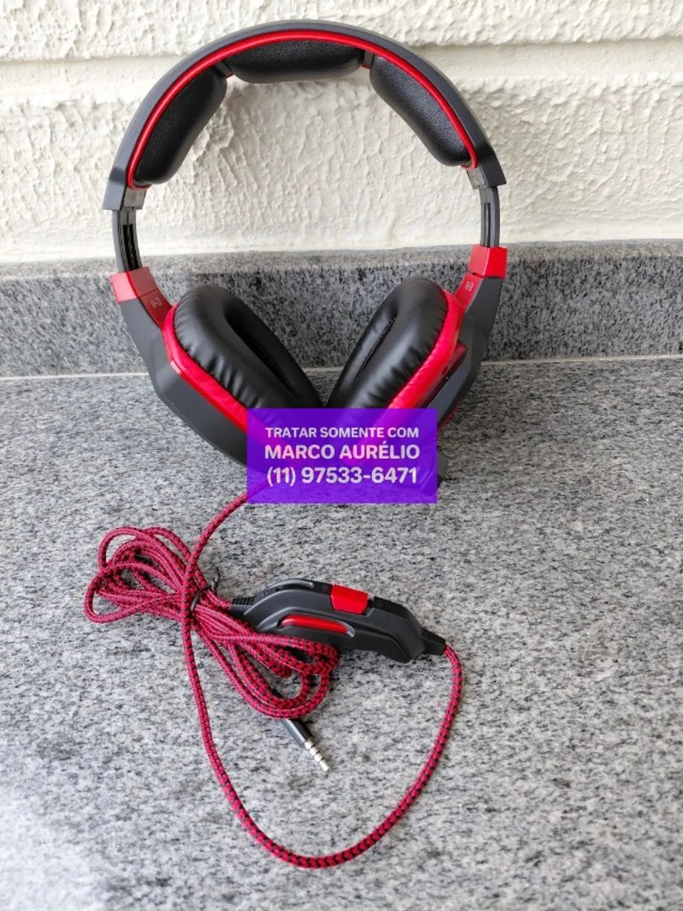 Headset Gamer com Microfone Plug 3.5 - R$ 100 - Foto 5