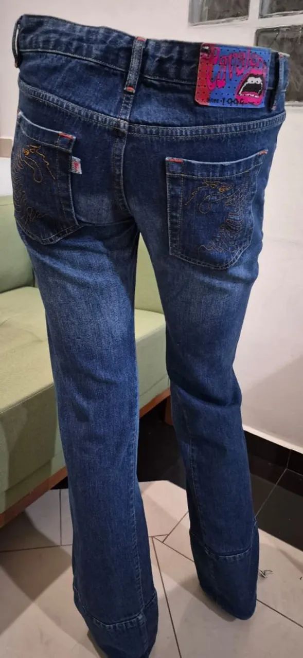 Calça Jeans Cavalera Original - Tamanho 38 (100% Algodão) - Foto 4