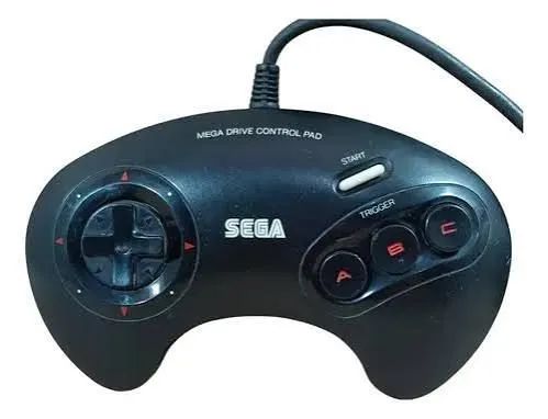 Kit 2 controles e 1 rapid fire Sega mega drive - Foto 3