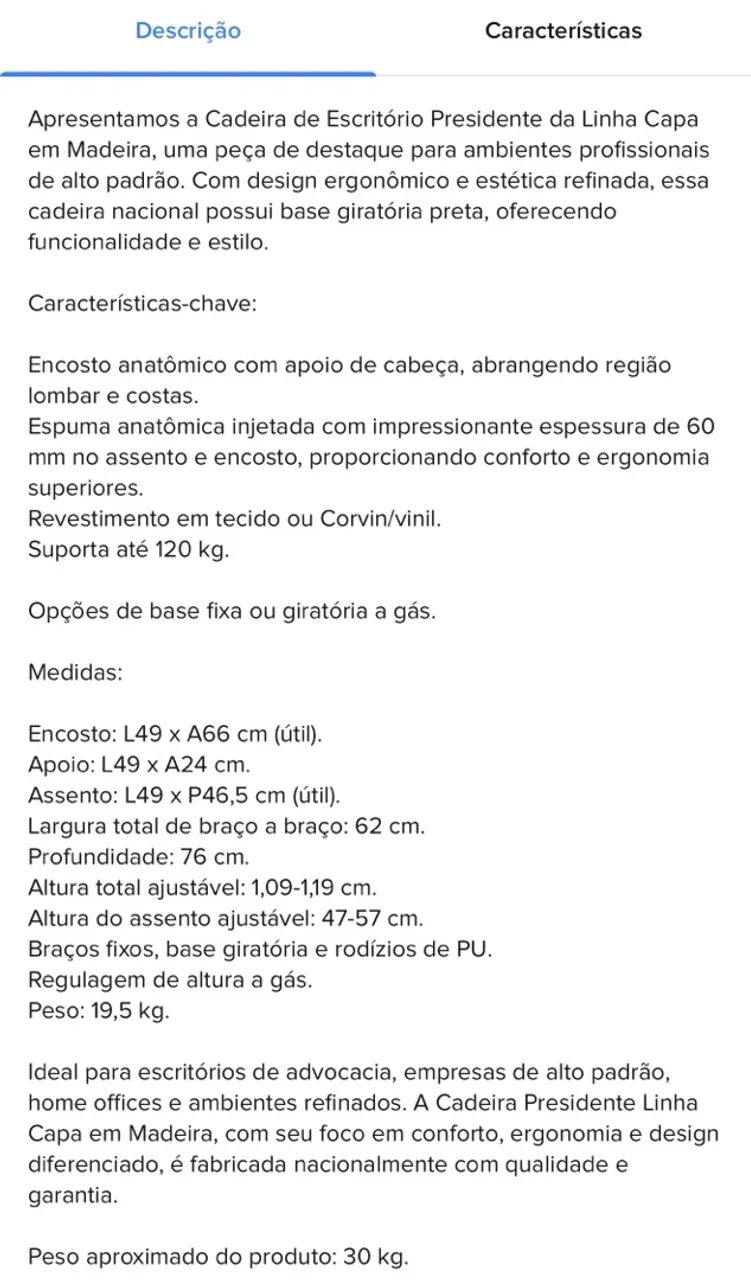 CADEIRA ESCRITÓRIO/CONSULTÓRIO - Foto 5