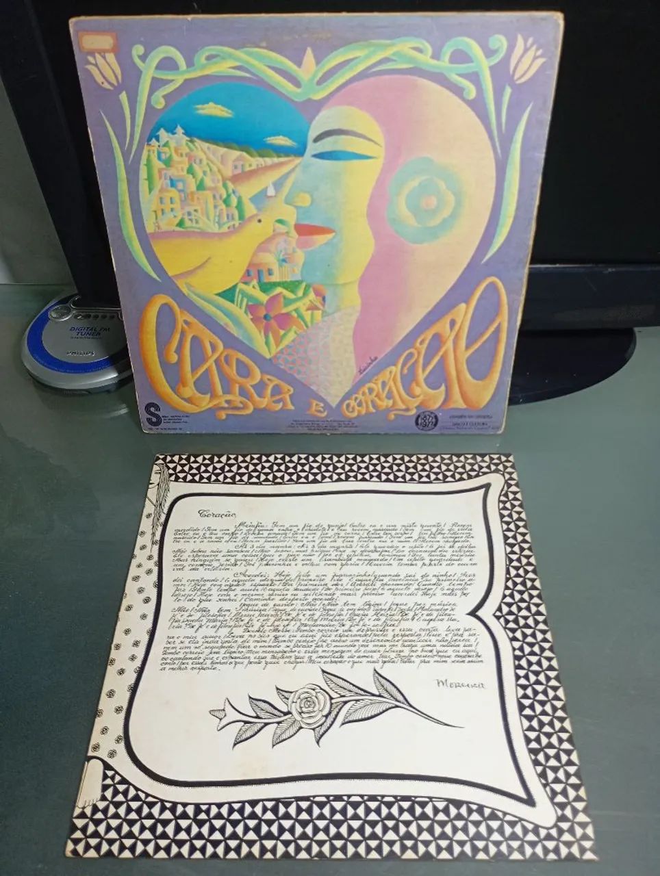 LP MORAES MOREIRA Cara E Coração 1977 Com Encarte - Foto 2