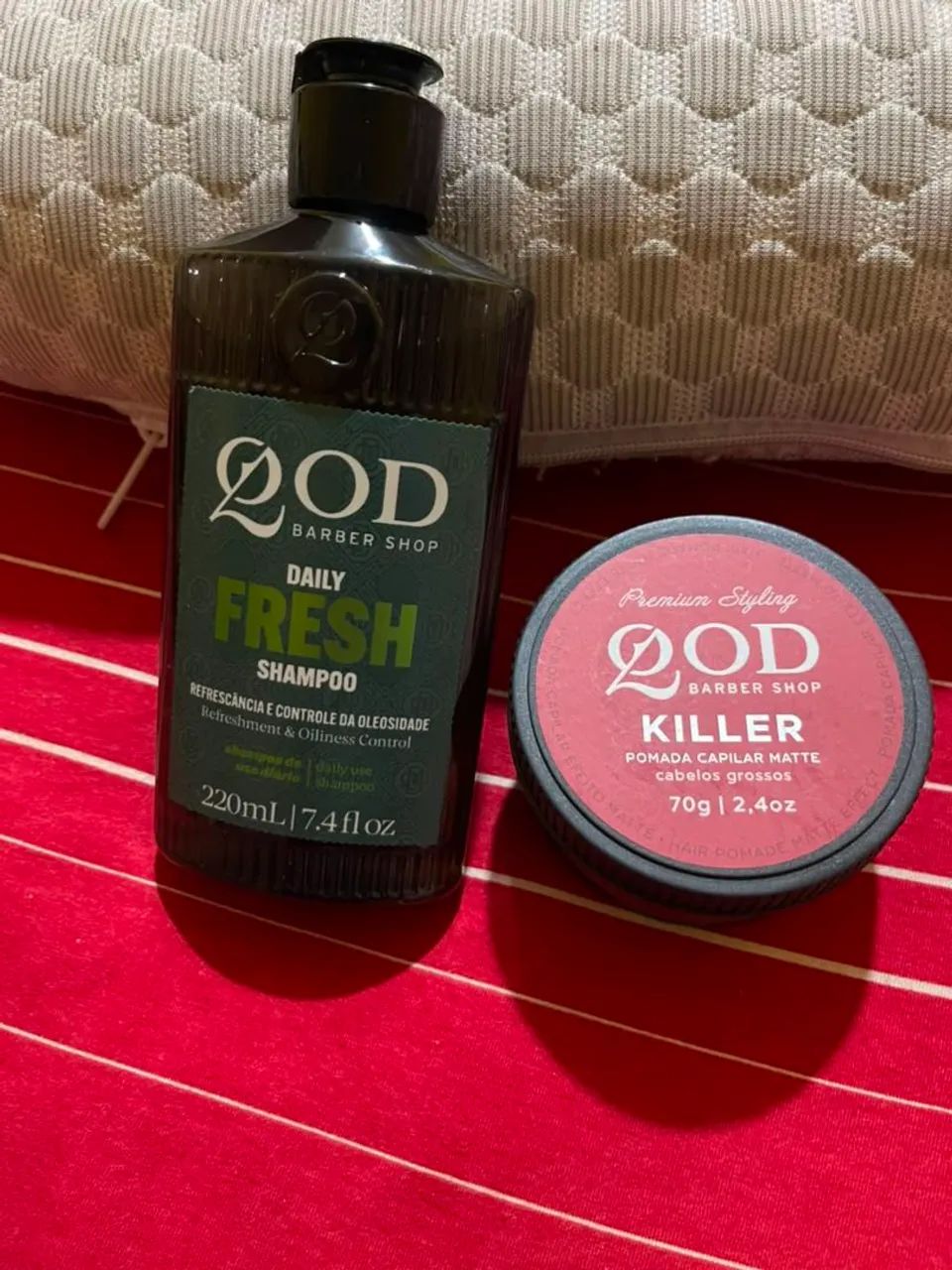 Produto para cabelo 